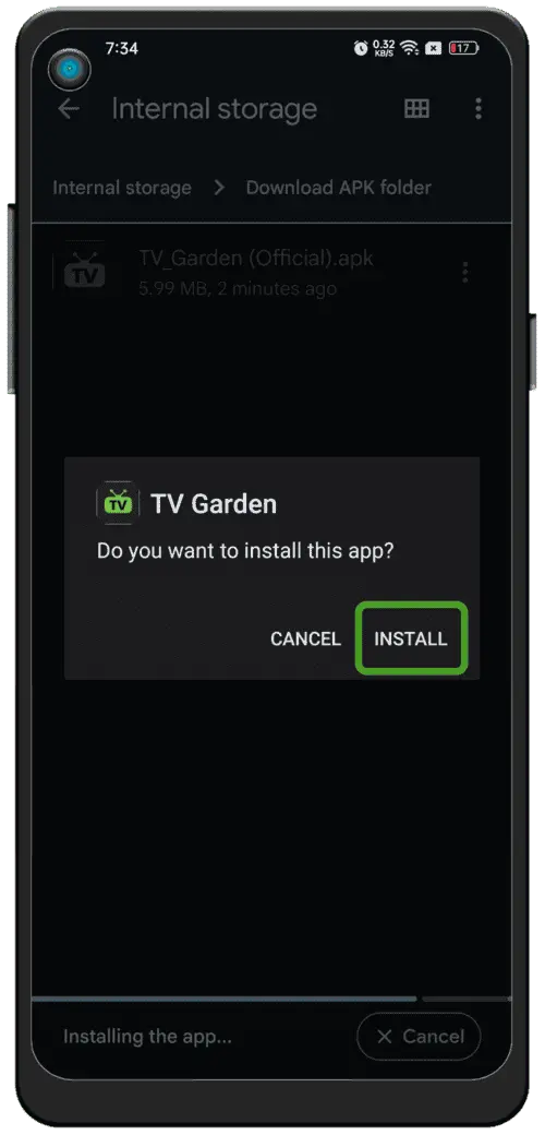 Instalar y abrir NBTV